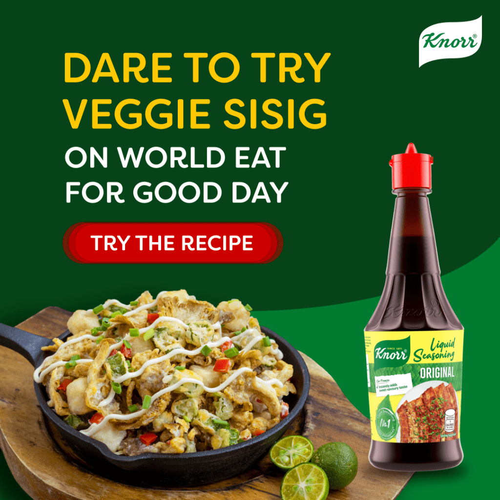 Vegi-fy your Sisig with Knorr Liquid Seasonining
