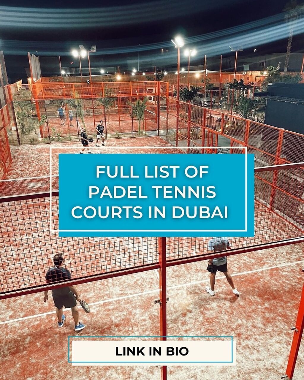 Full List of Padel Tennis Courts in Dubai