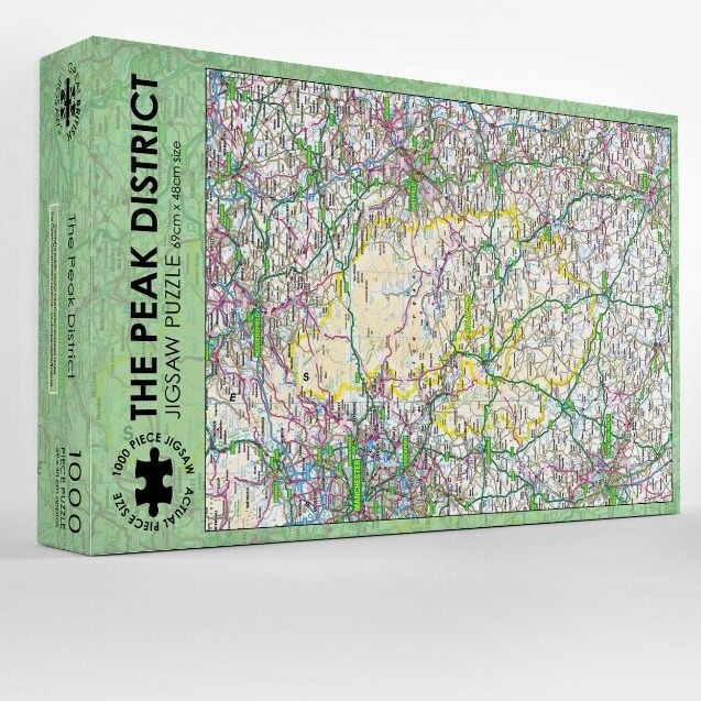 Peak District Map Jigsaw
