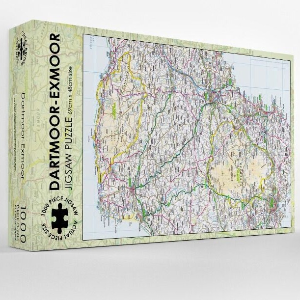 Dartmoor & Exmoor Map Jigsaw