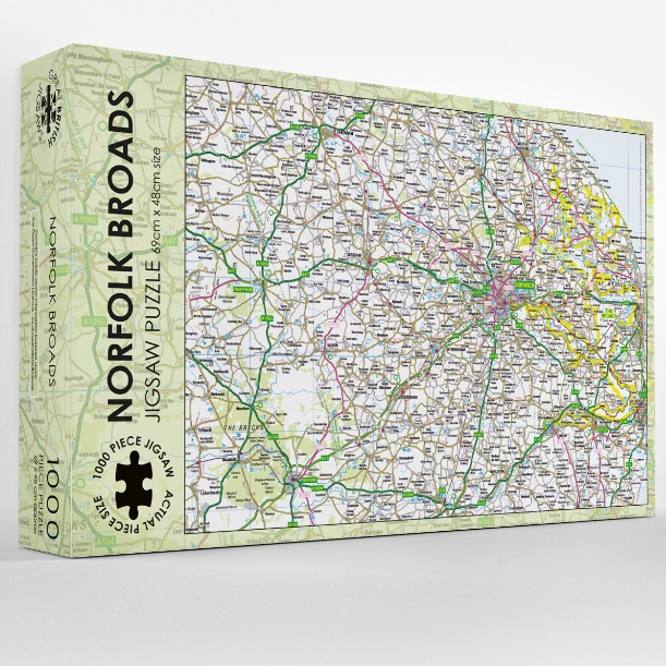 Norfolk Broads Map Jigsaw