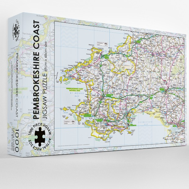 Pembrokeshire Coast Map Jigsaw