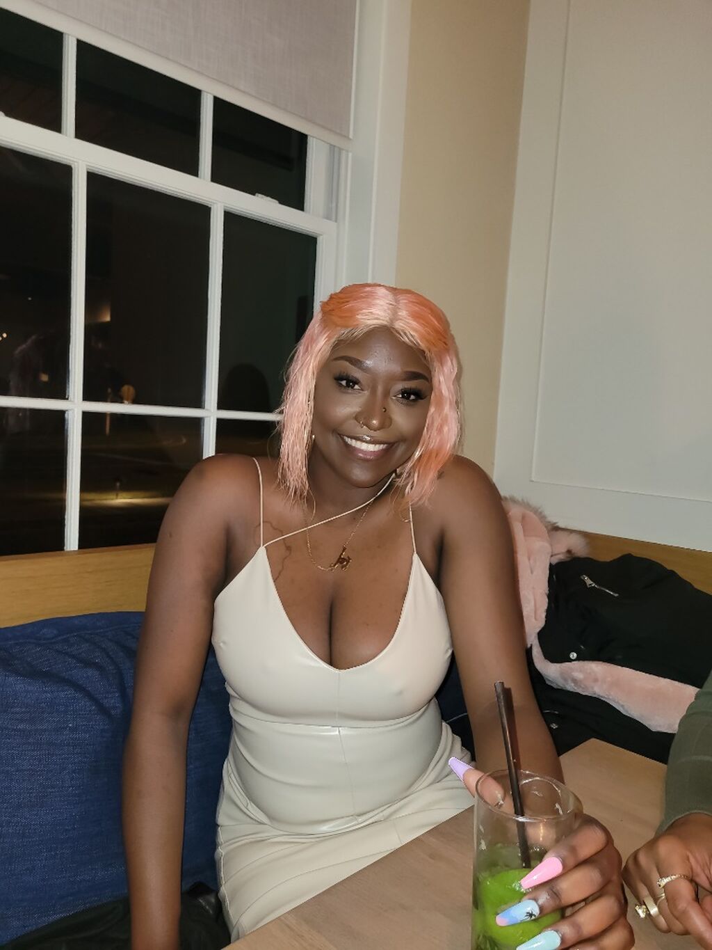 Amazon.com : Human Hair Pink Bob Wigs T-Part Lace Front