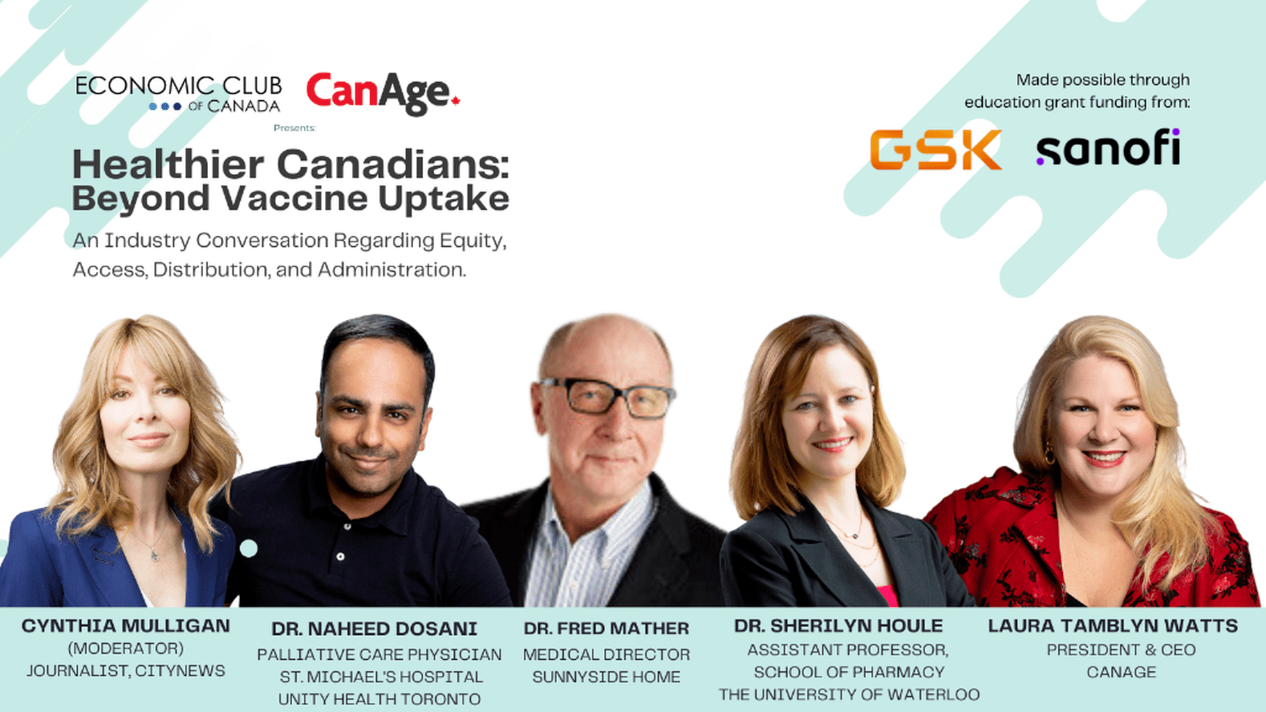 Economic Club of Canada: Healthier Canadians: Beyond Vaccine Uptake (Live Event)