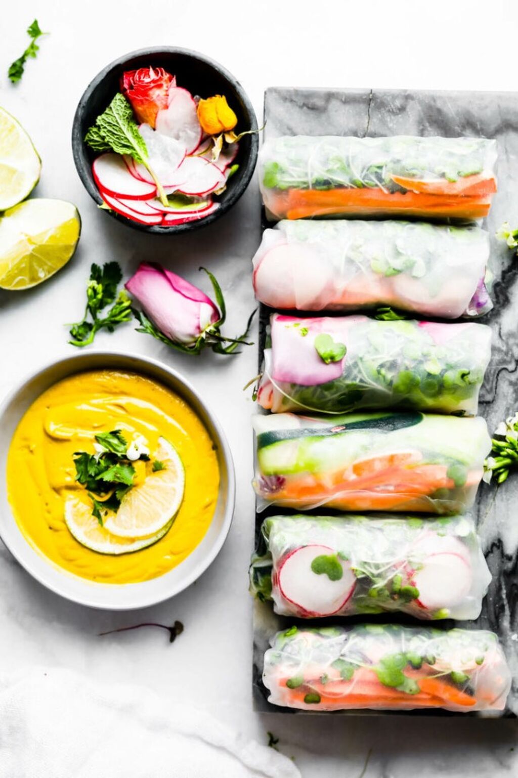 Vegan spring rolls