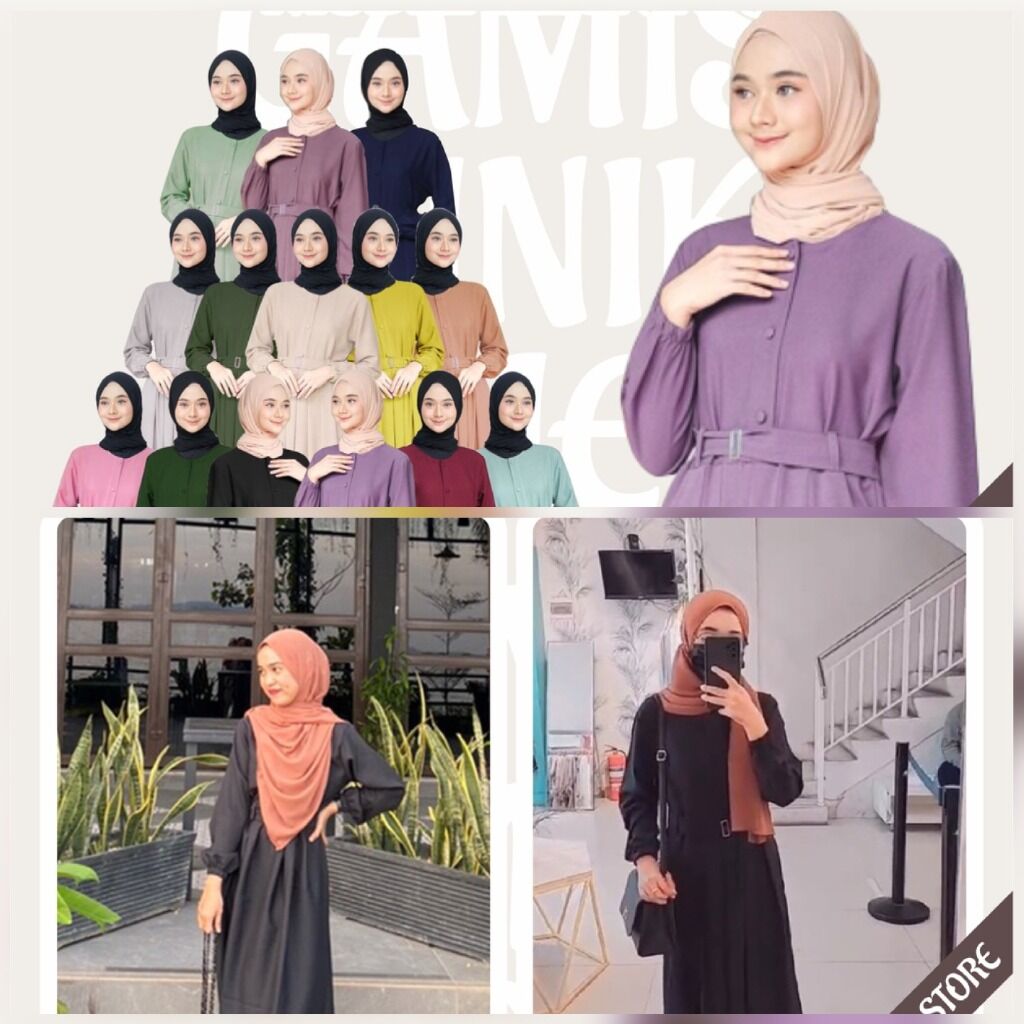 Gamis muslim wanita terbaru