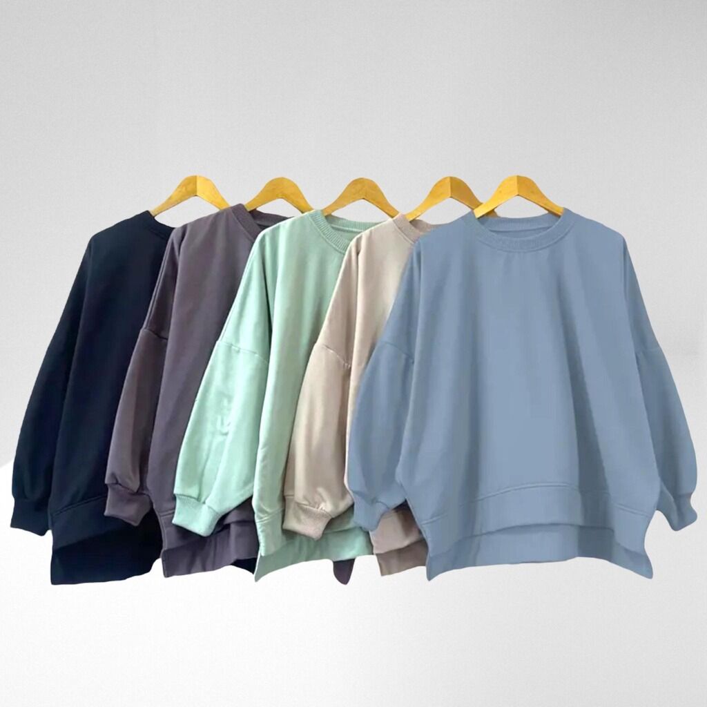 Oversize sweater oblong wanita XXXL