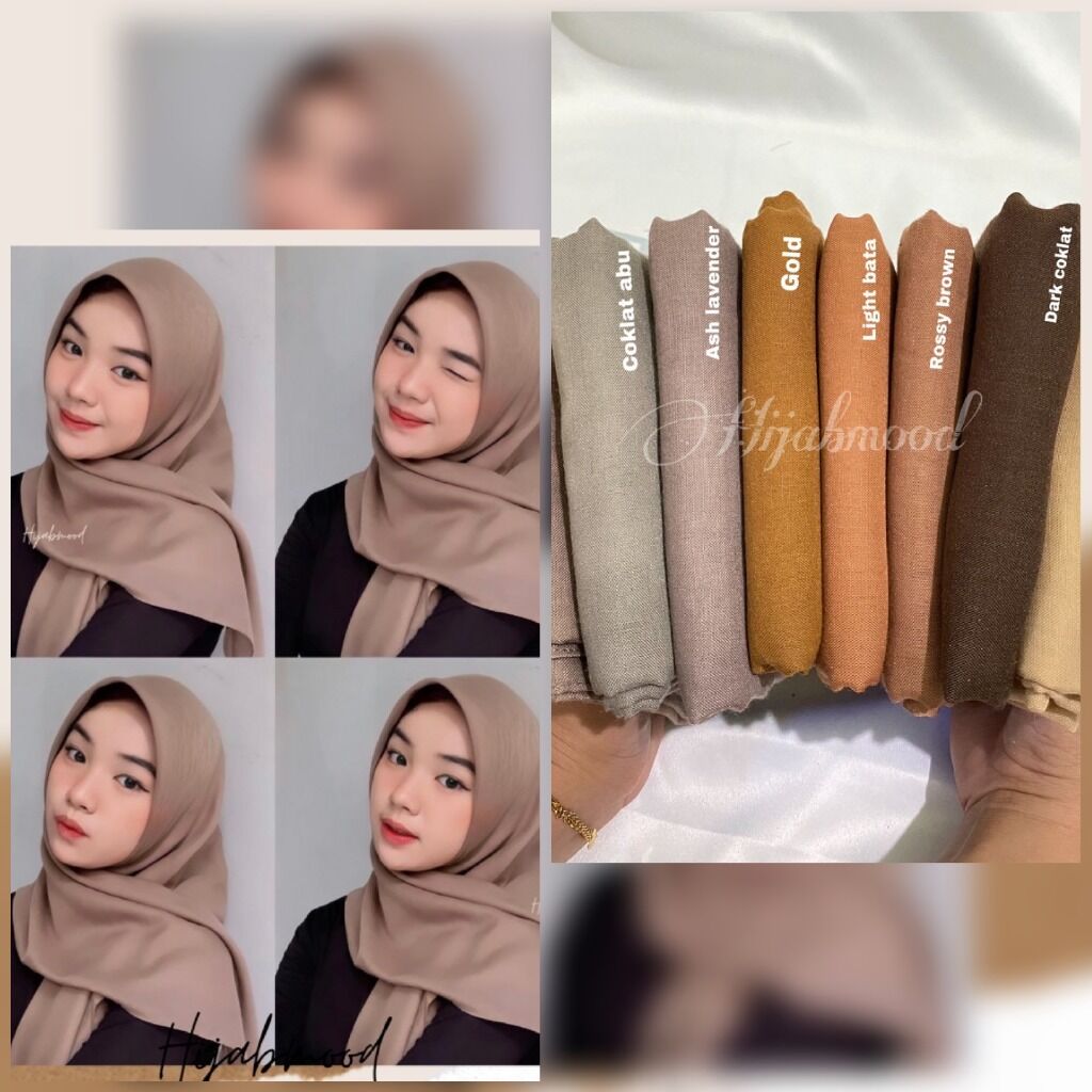 Hijab wanita muslim_ Paris premium voal