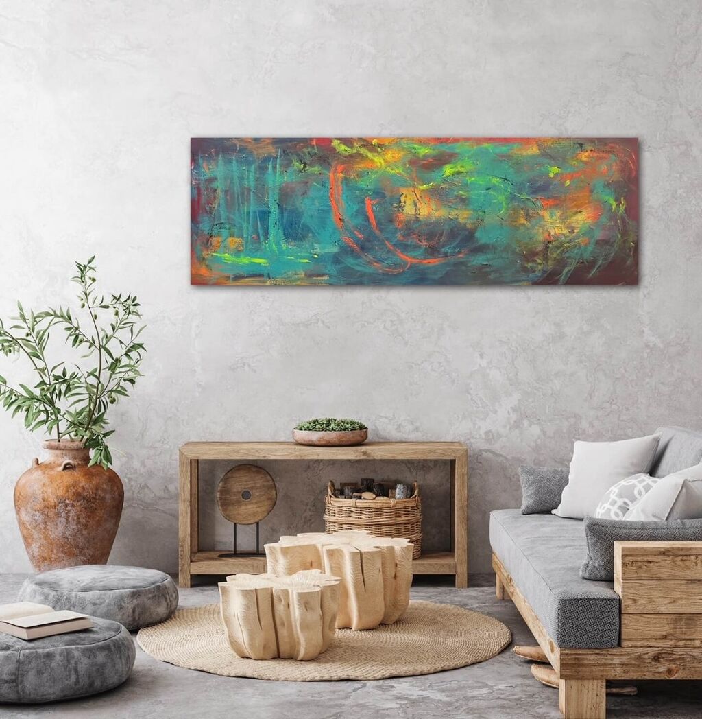 Colorful one 150x50cm