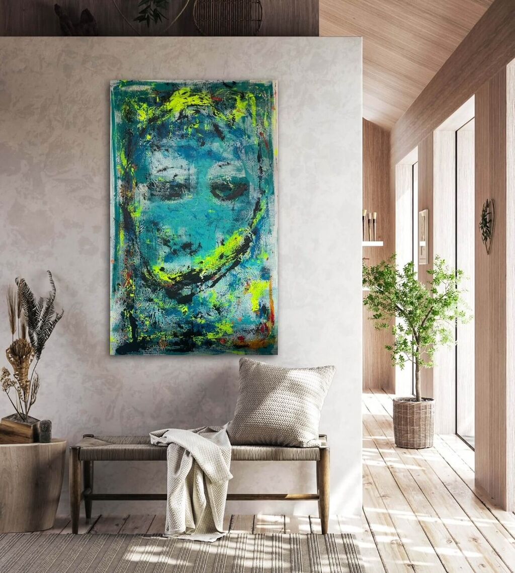 Faces. Hi, I am Franky 80x130cm