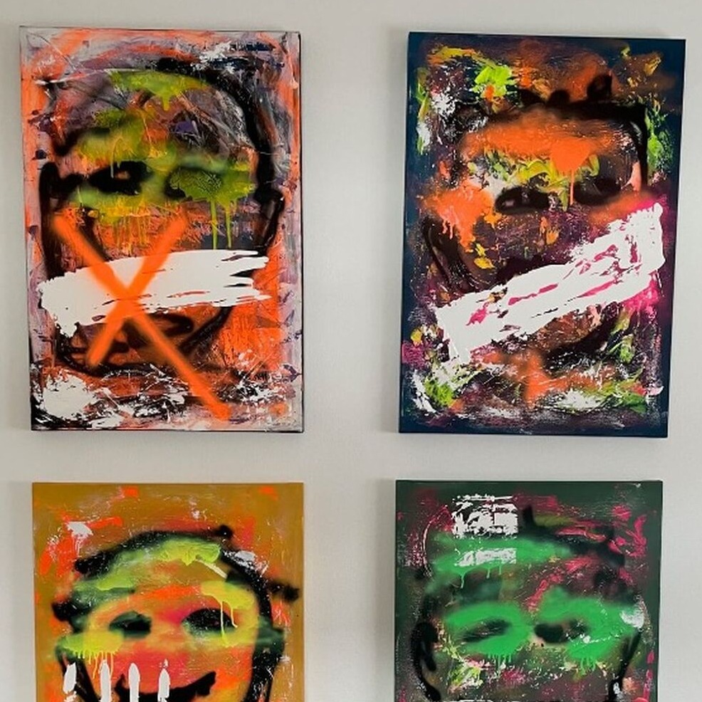 Collection "Faces. Never be silent." 70x100cm