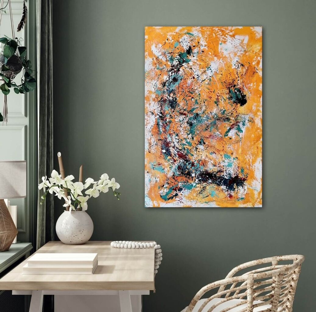 Yellow love. 60x90cm