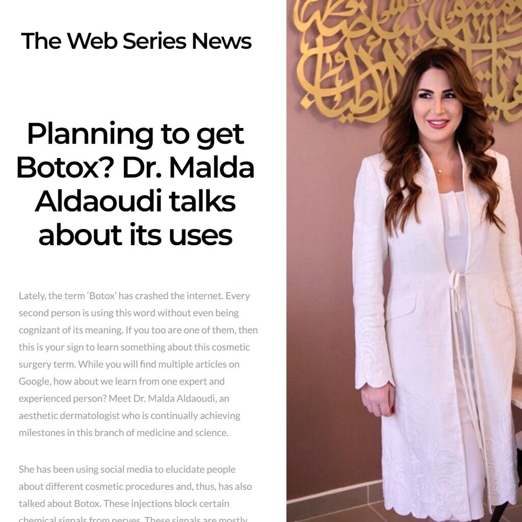 Planning to get Botox? Dr. Malda Aldaoudi talks about its uses