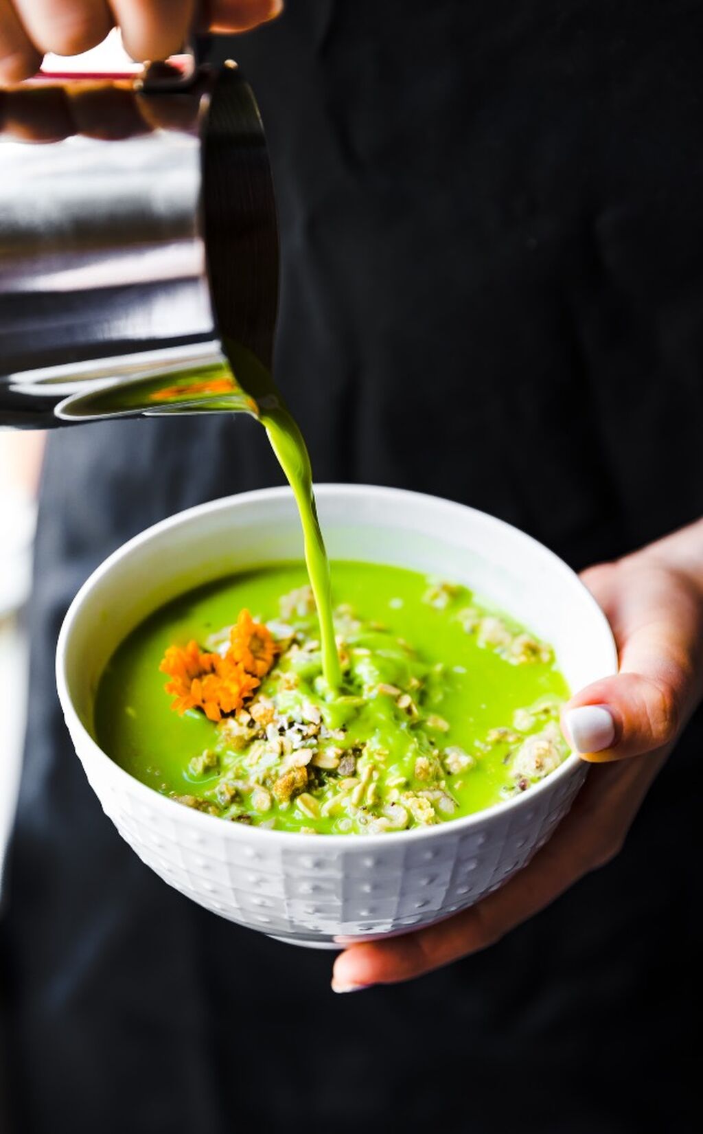 Matcha green tea oatmeal 