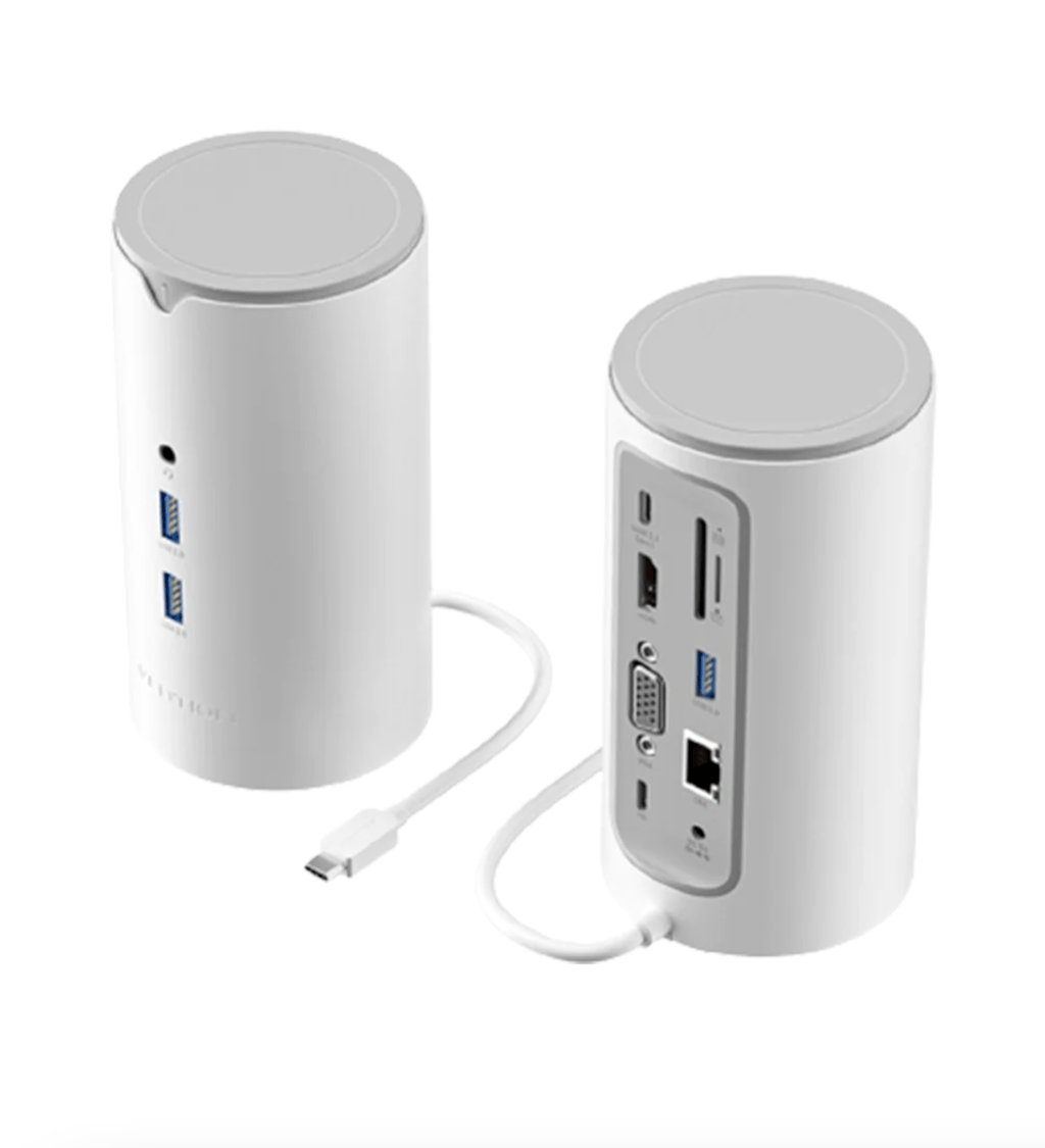 12-in-1 Vertical Hub Docking Station