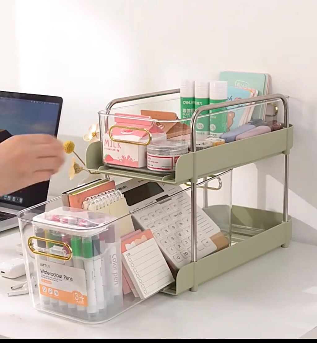 2 tier Basket drawer organizer 