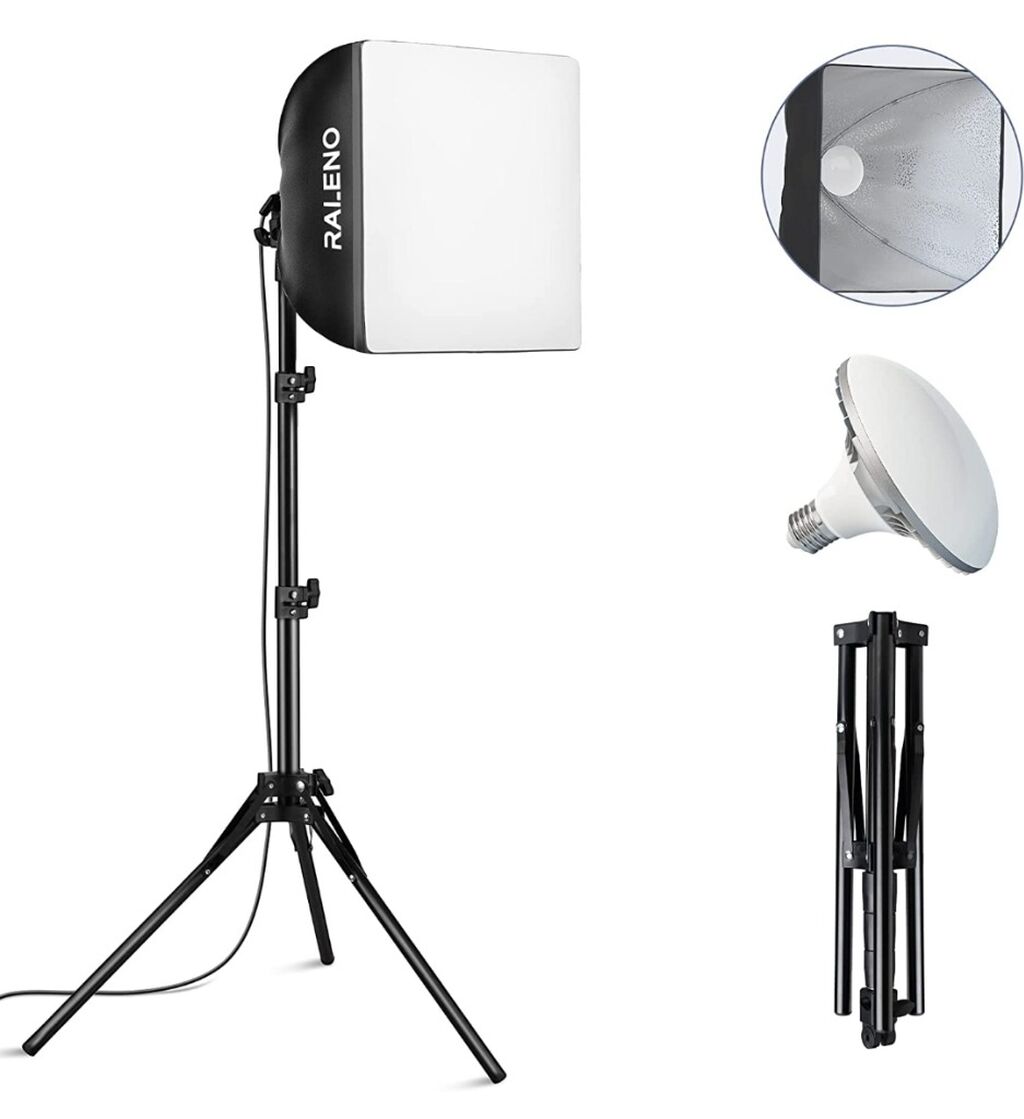  Softbox Lighting Kit, 16'' x 16'' 