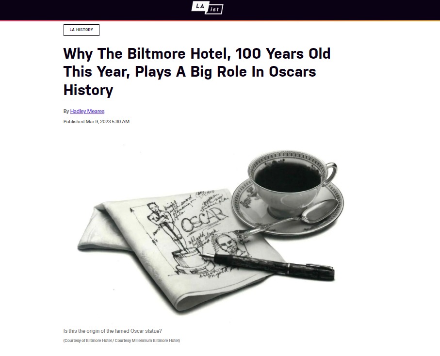 Why The Biltmore Hotel Plays A Big Role In Oscars History