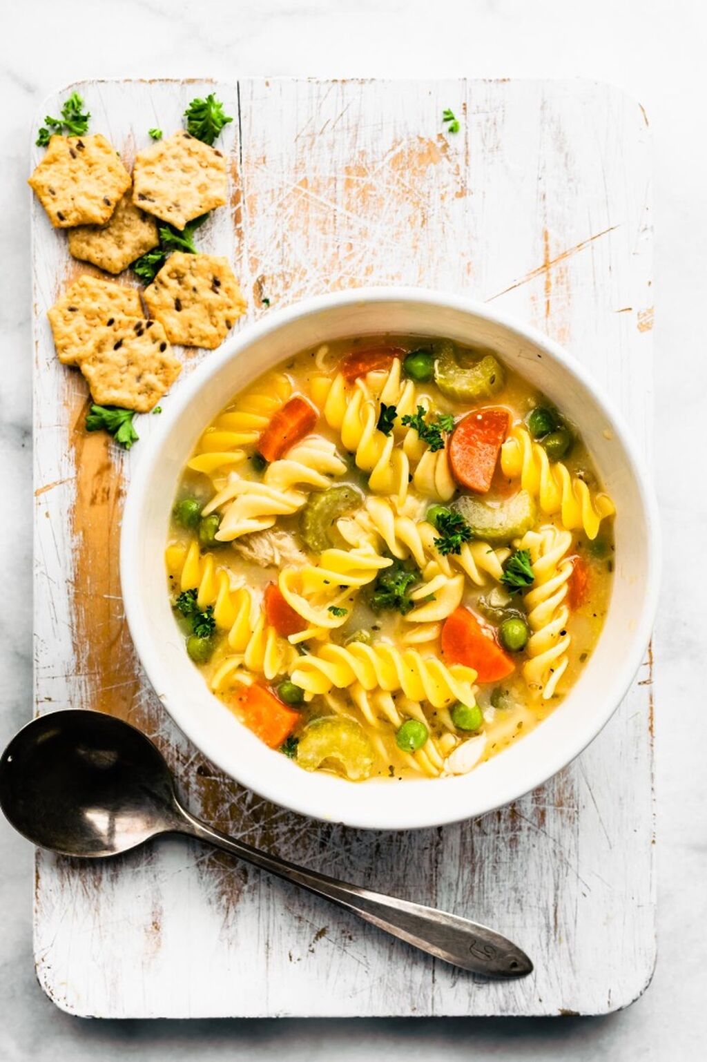 Gluten free chicken noodle soup (crockpot)