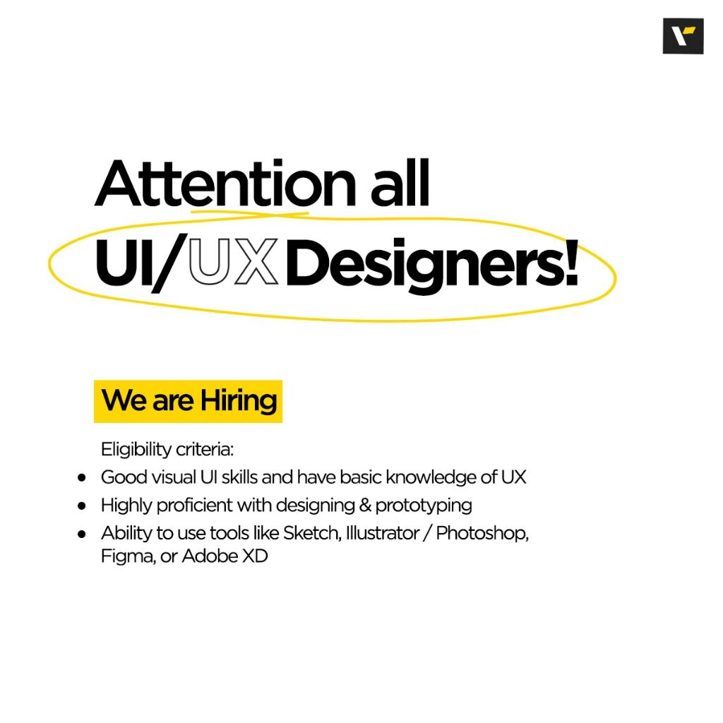 Veena World Hiring UI UX Designers!