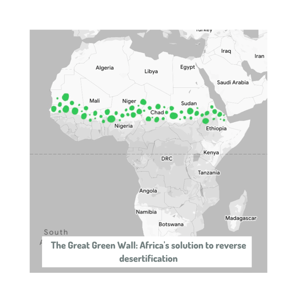 The Great Green Wall: Africa's solution to reverse desertification
