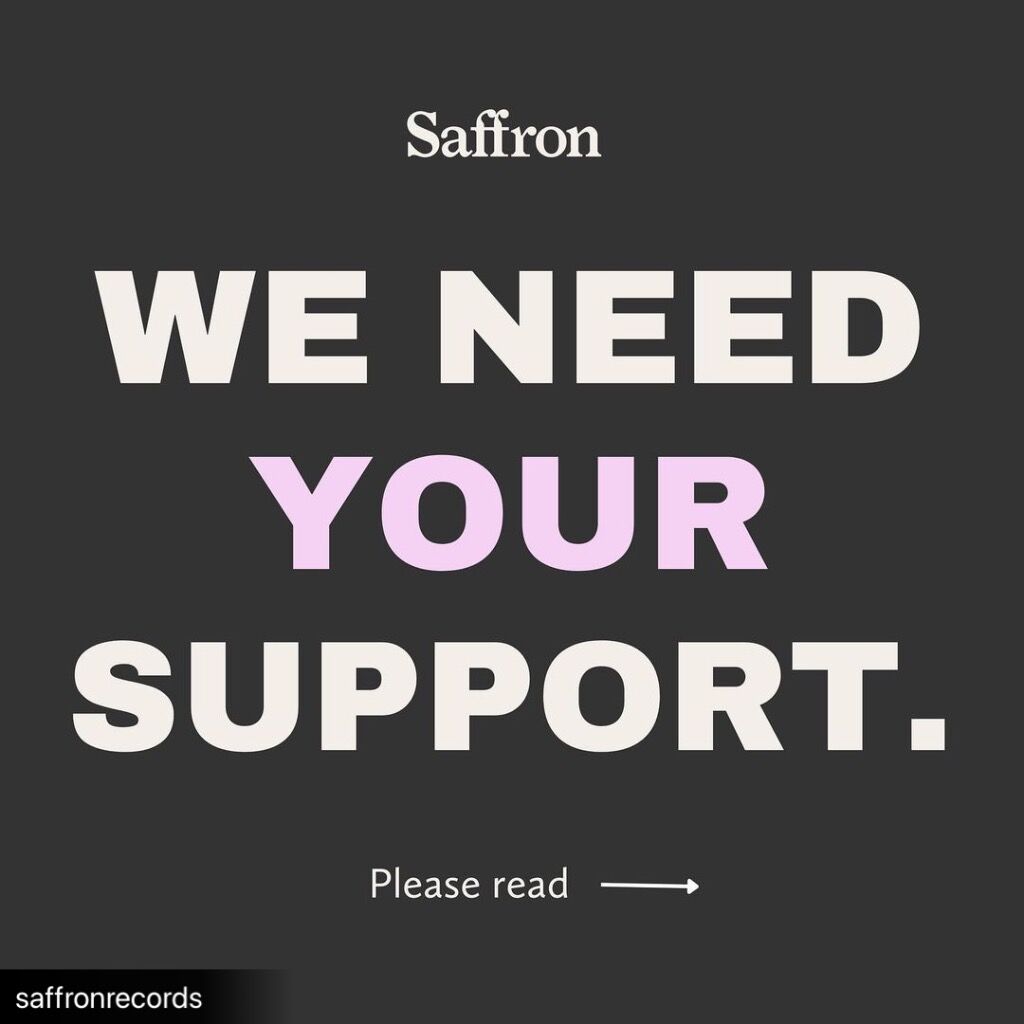 Saffron records - support