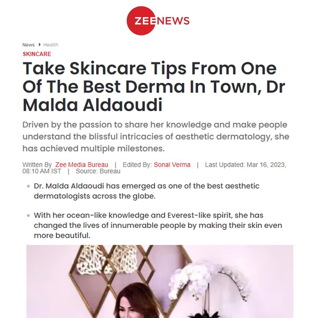 Take Skincare Tips From One Of The Best Derma In Town, Dr Malda Aldaoudi
