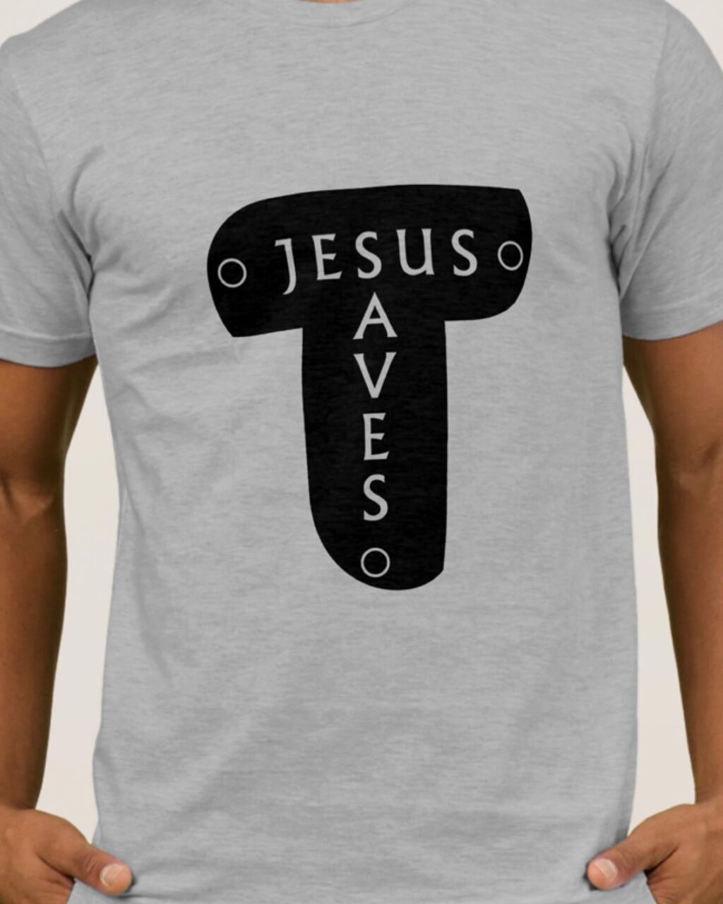 Jesus Saves Tau Cross Shirt