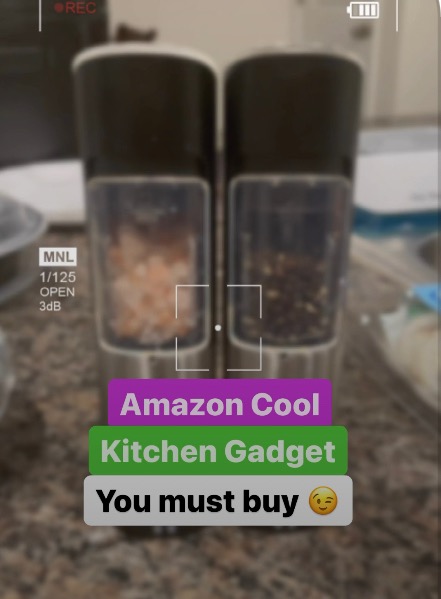 Kitchen Gadget - Electric Salt and Pepper - 50% OFF with code 50EQPJAU 