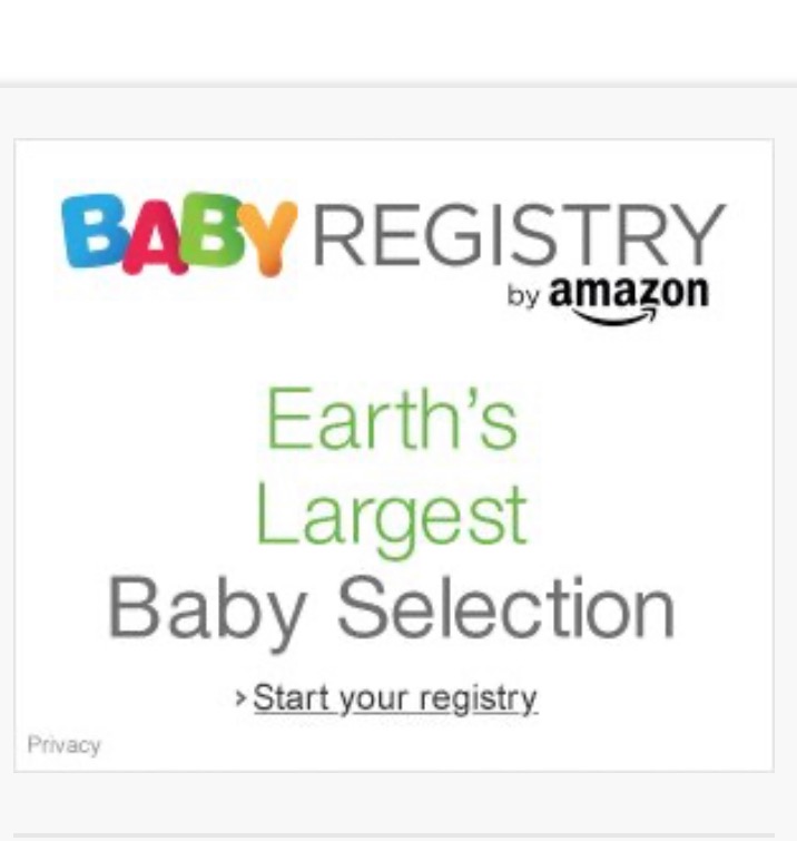 Make an AMAZON BABY REGISTRY'
