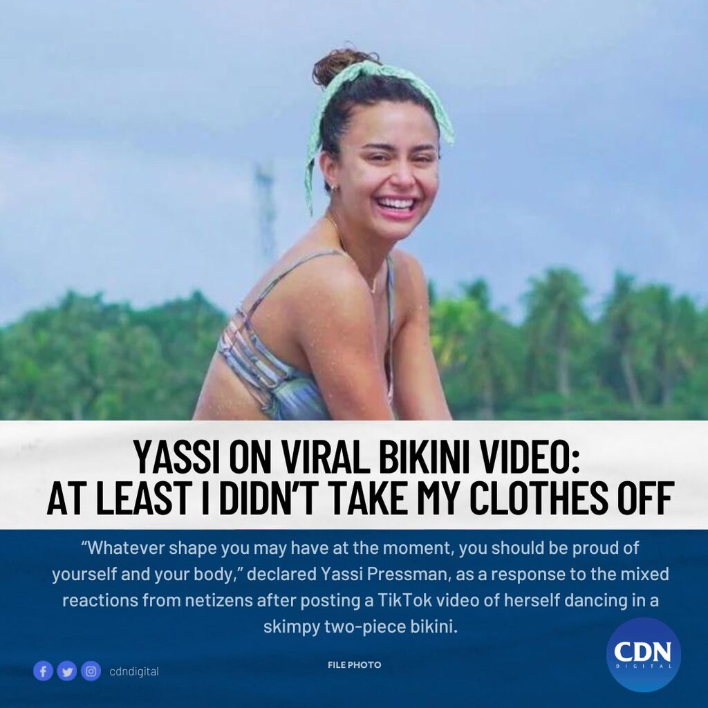 Yassi on her viral bikini video
