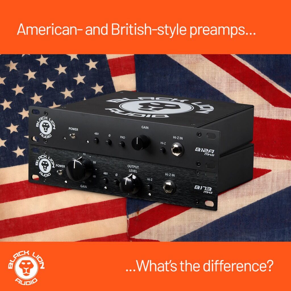 The difference between British-style and American-style preamps