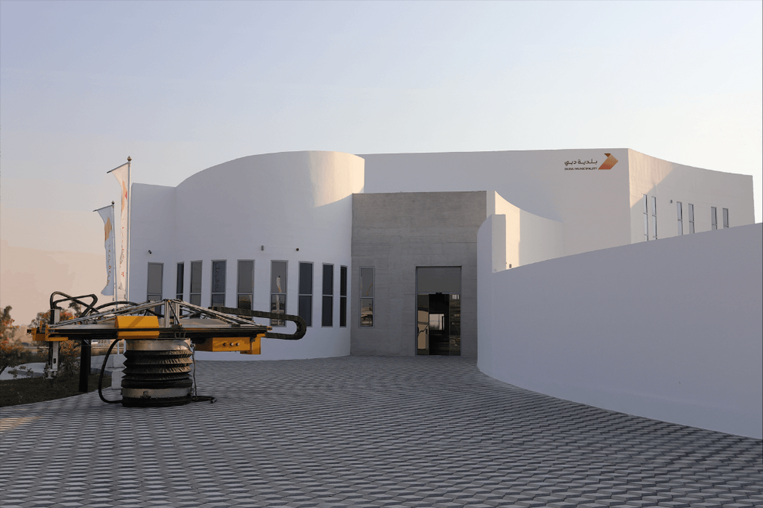 Dubai 3D printed building location! 