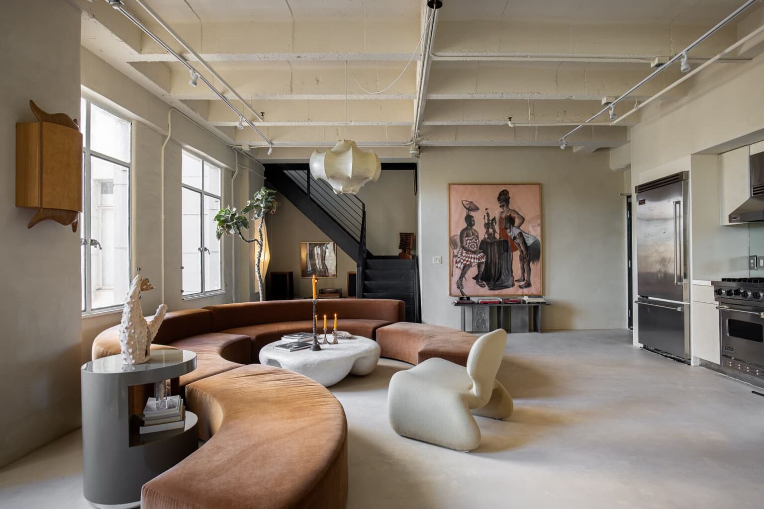 [ APARTMENT THERAPY ] PEEK INSIDE SOLANGE KNOWLES' ART DECO-INSPIRED LA LOFT FOR SALE
