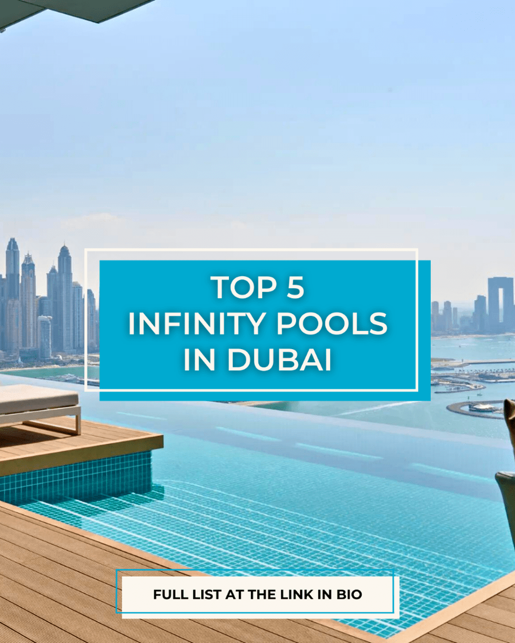 Top 5 Infinity Pools in Dubai