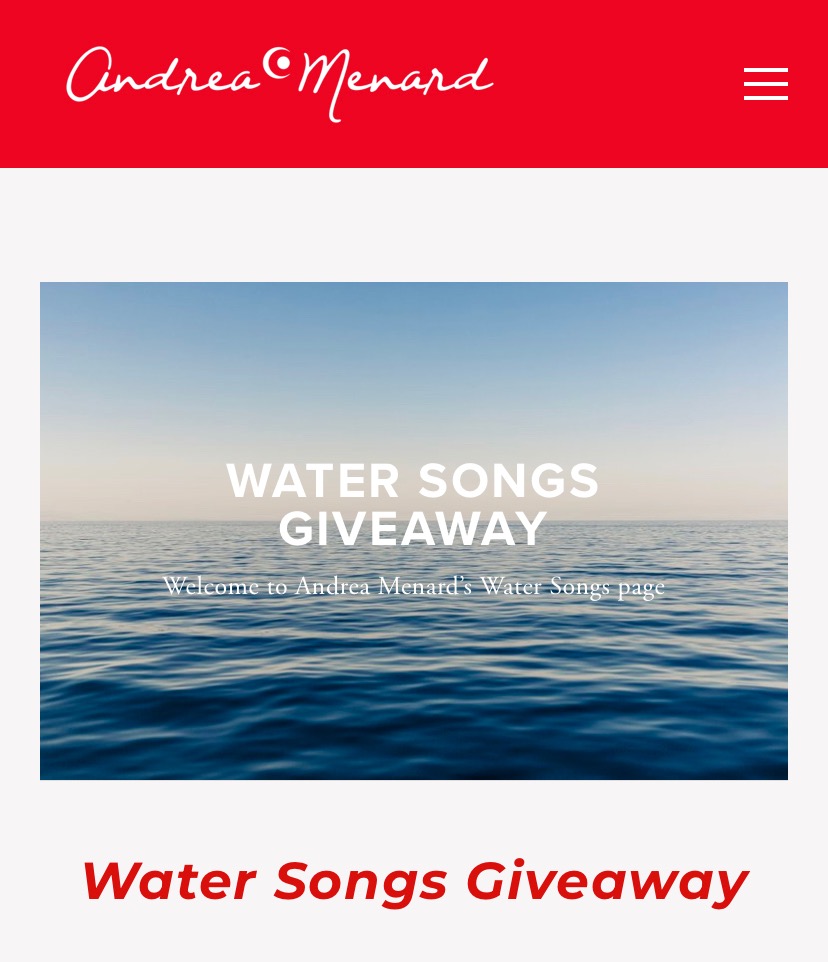 Water songs giveaway
