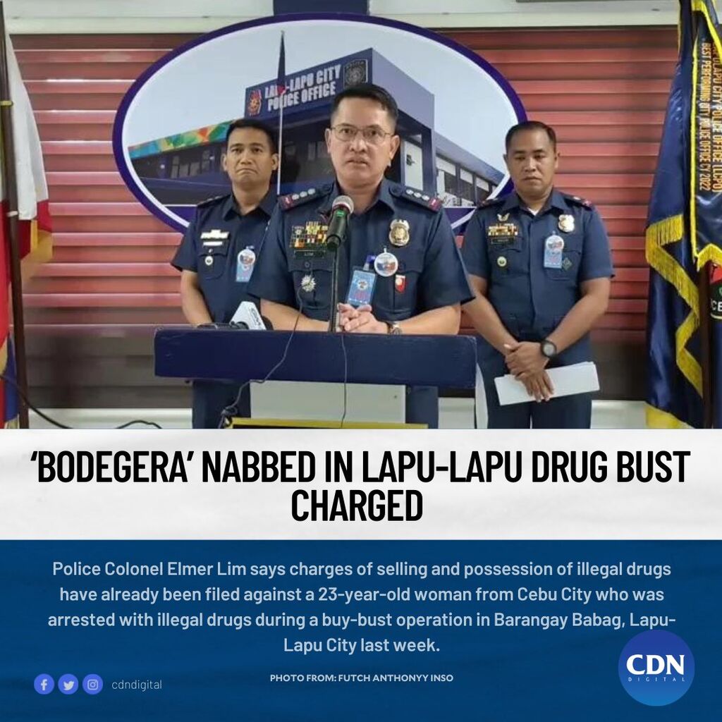&lsquo;Bodegera&rsquo; nabbed in Lapu-Lapu drug bust charged