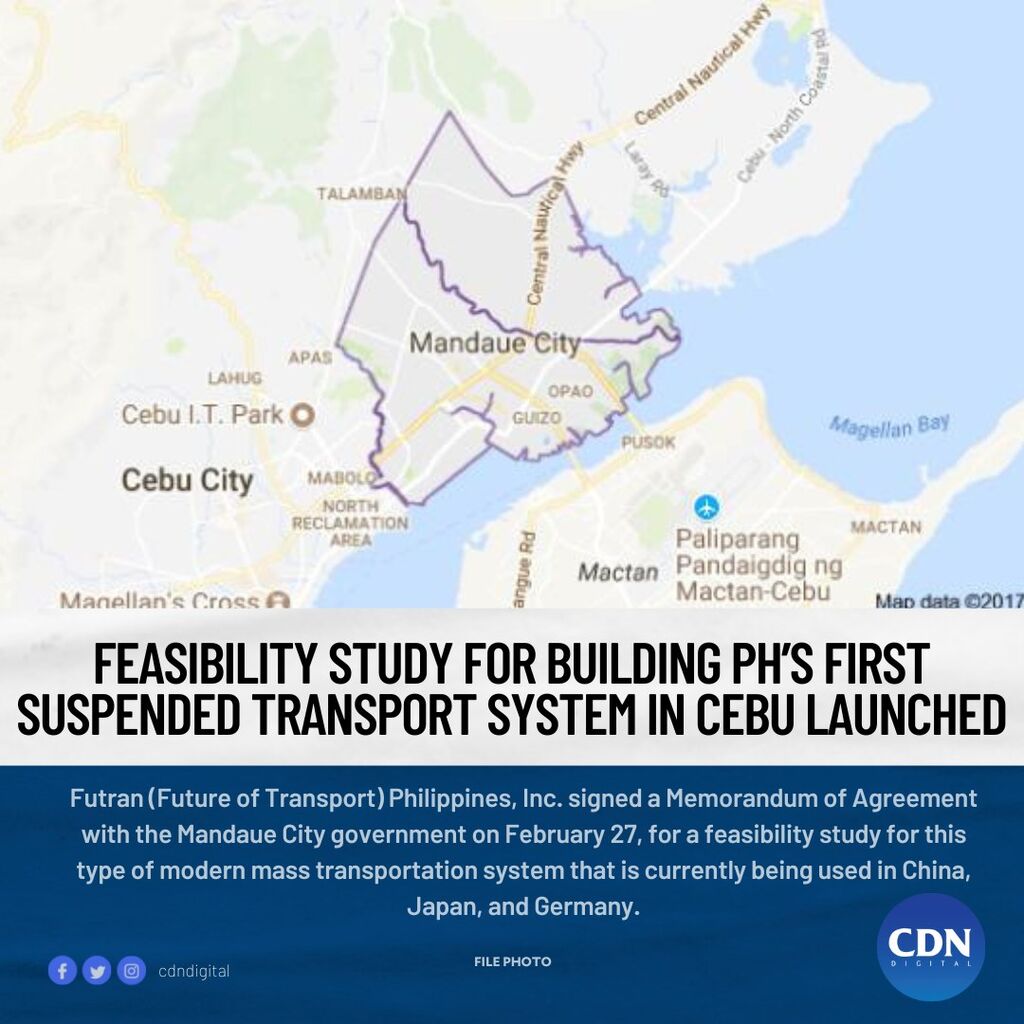 Feasibility study for building PH&rsquo;s first suspended transport system in Cebu launched