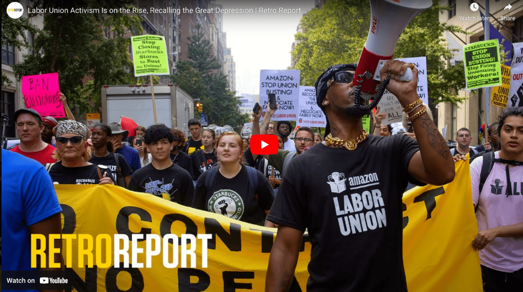 WATCH OUR LATEST VIDEO ON LABOR UNIONS 