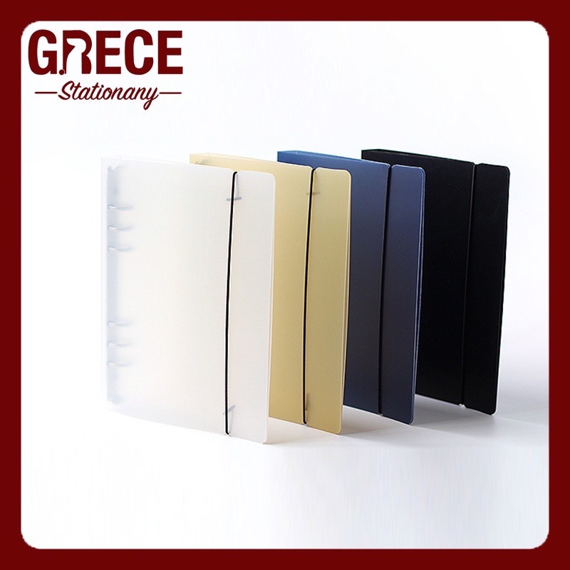 Japan Minimalist style PP Binder A6/ A5 /B5 /A4 /A7 Stationary School Supplies