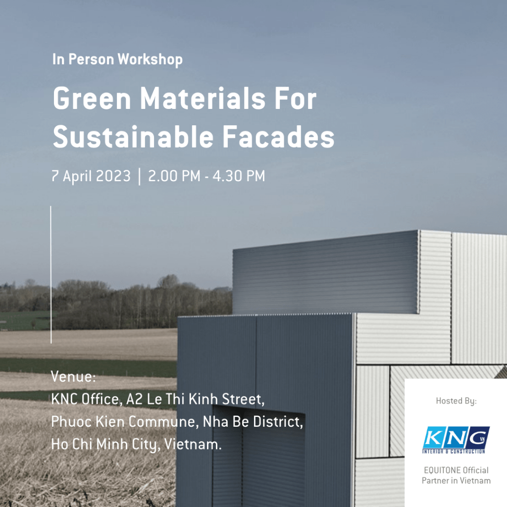 Workshop: Green Materials For Sustainable Facades