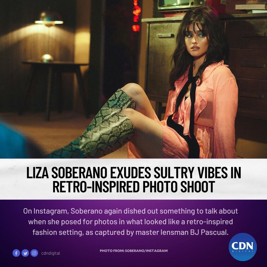Liza Soberano exudes sultry vibes in retro-inspired photo shoot
