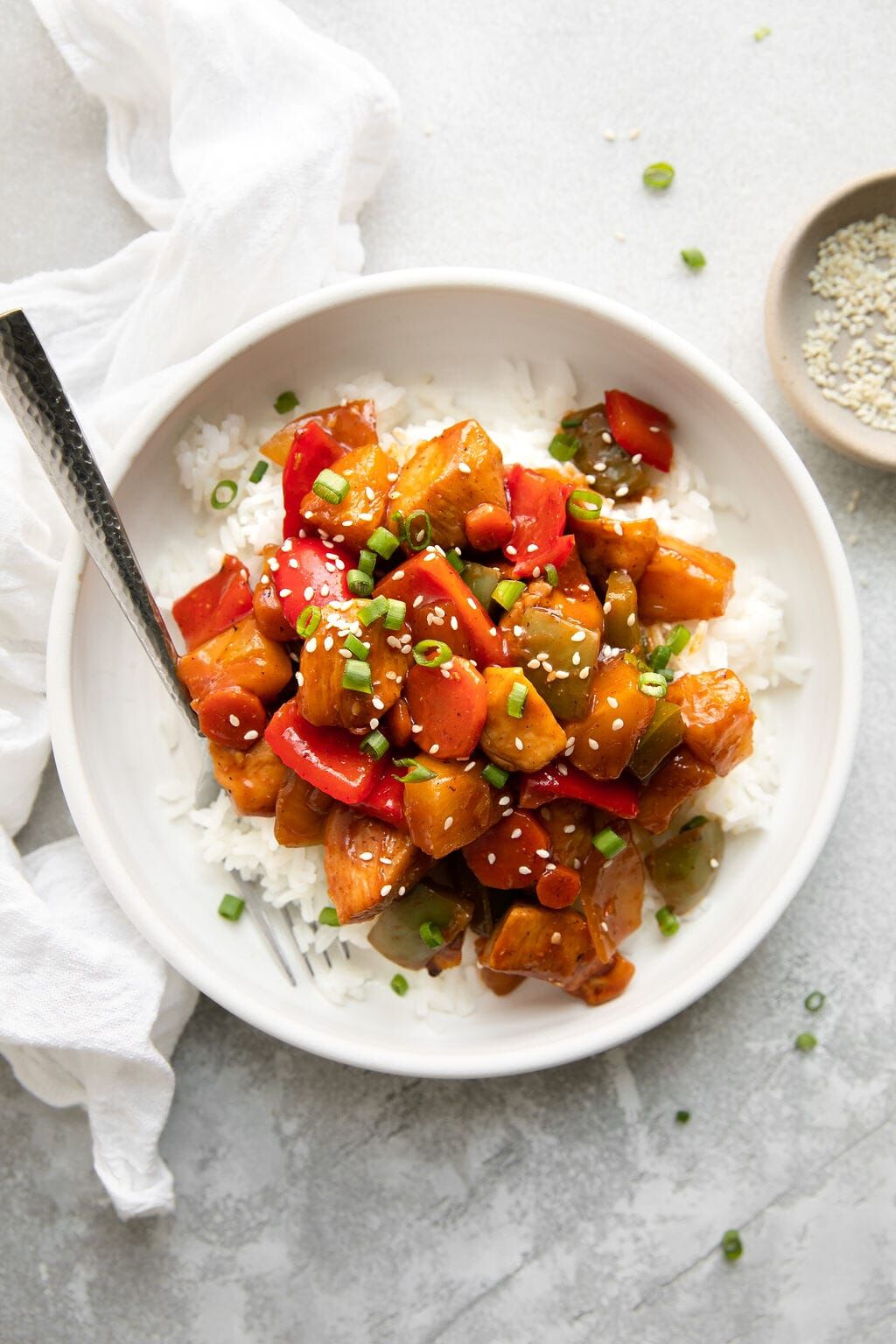 Healthy Sweet and Sour Chicken (Full Of Veggies, Lower In Sugar)
