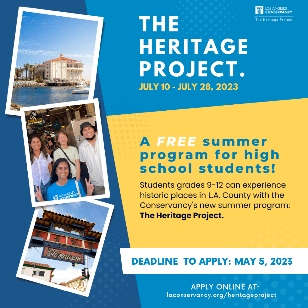 The Heritage Project: Apply by May 5!