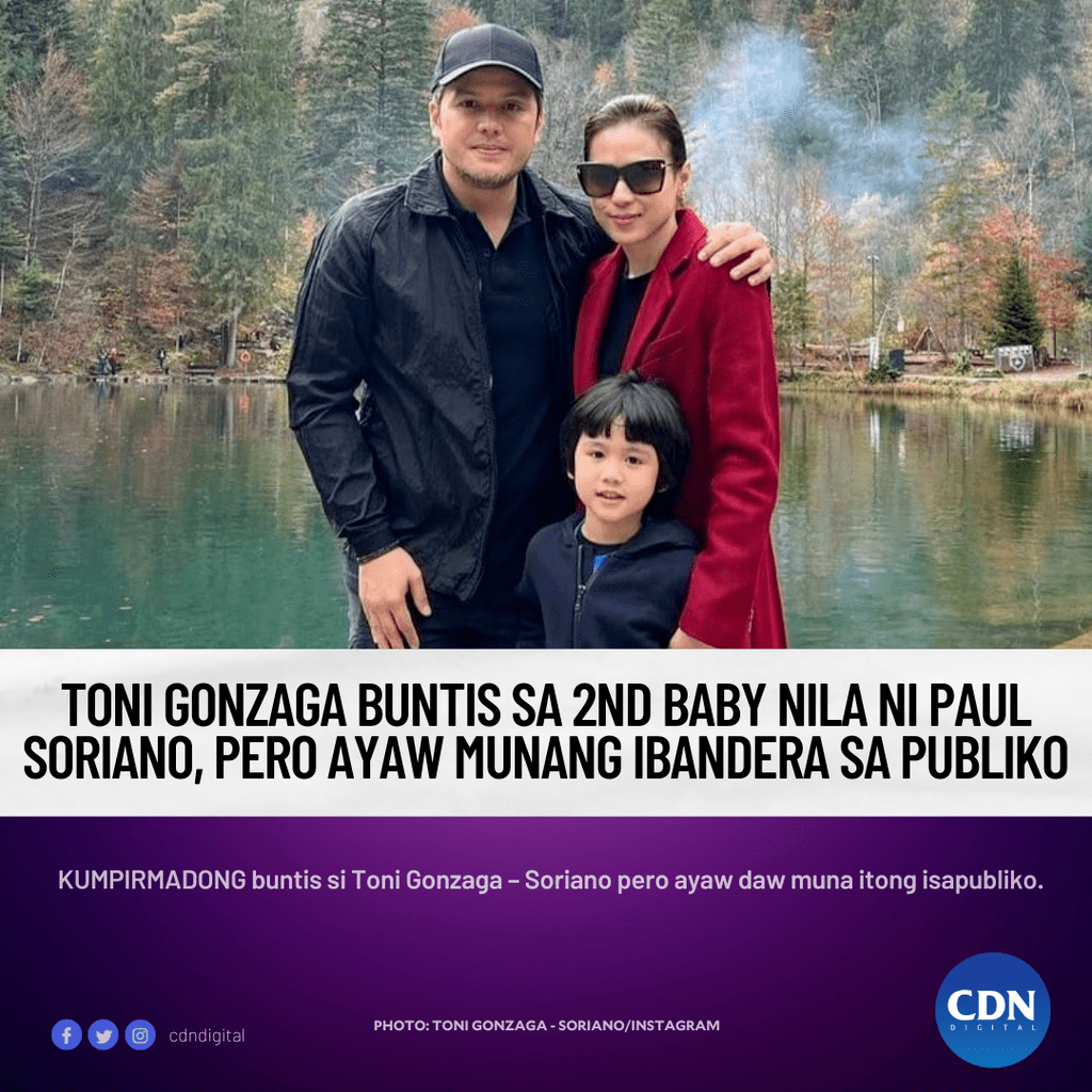 Toni Gonzaga buntis sa 2nd baby nila ni Paul Soriano, pero ayaw munang ibandera sa publiko  Read more: https://cebudailynews.inquirer.net/495624/toni-gonzaga-buntis-sa-2nd-baby-nila-ni-paul-soriano-pero-ayaw-munang-ibandera-sa-publiko#ixzz7xKuIVnGd Follow