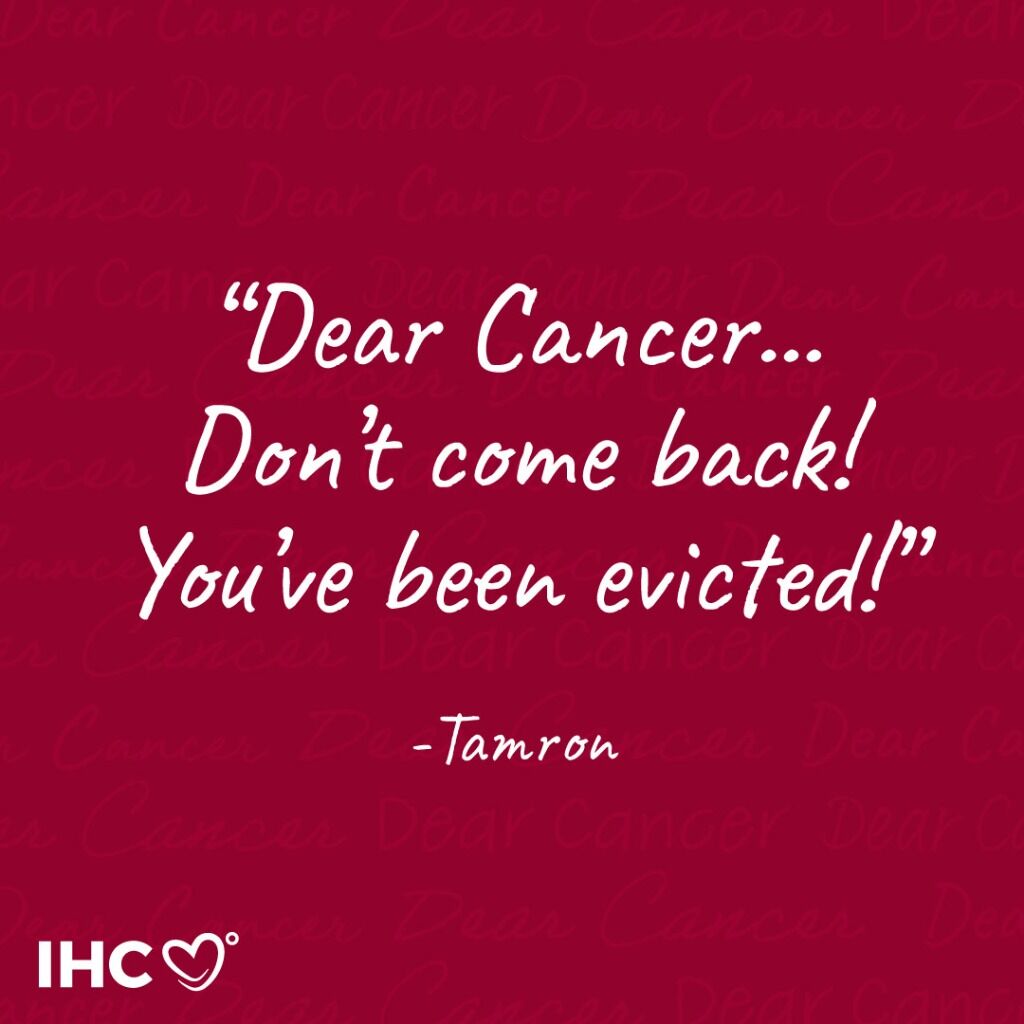 Write on our Dear Cancer Wall