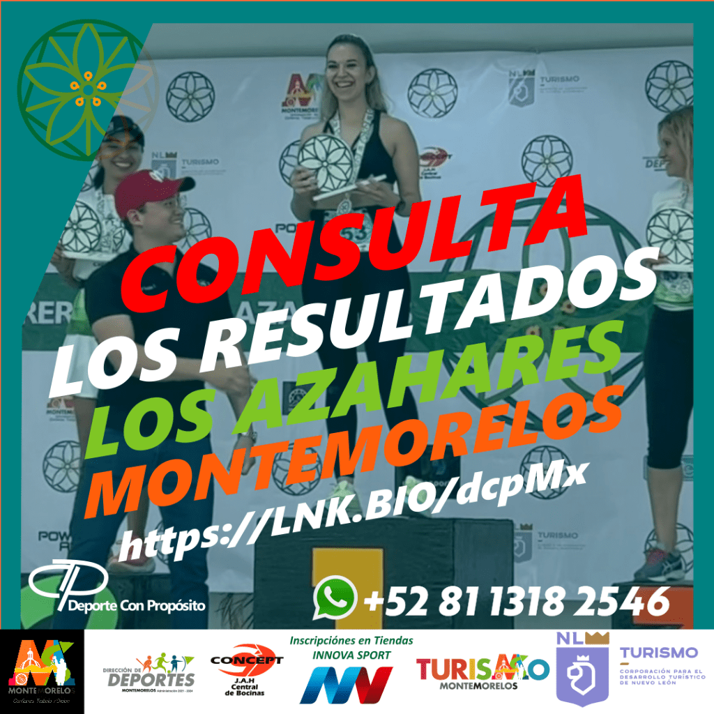 FOTOS CARRERA AZAHARES MONTEMORELOS 2023