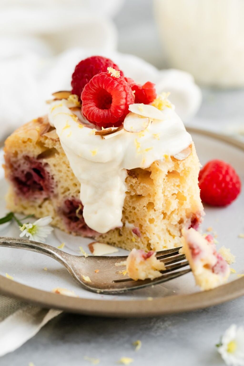 Raspberry Lemon Coffee Cake