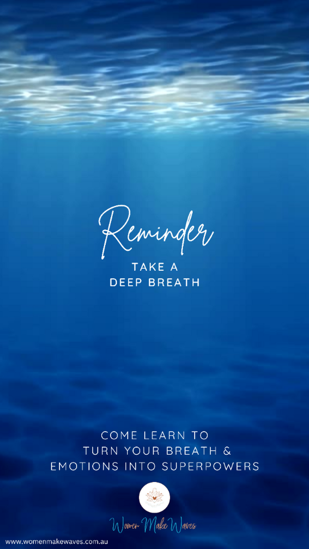 Breath Class for Wellbeing & Anxiety Management Online Weekly