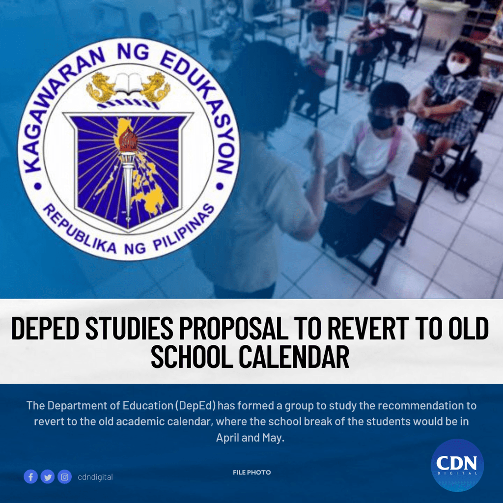 Back to old school calendar